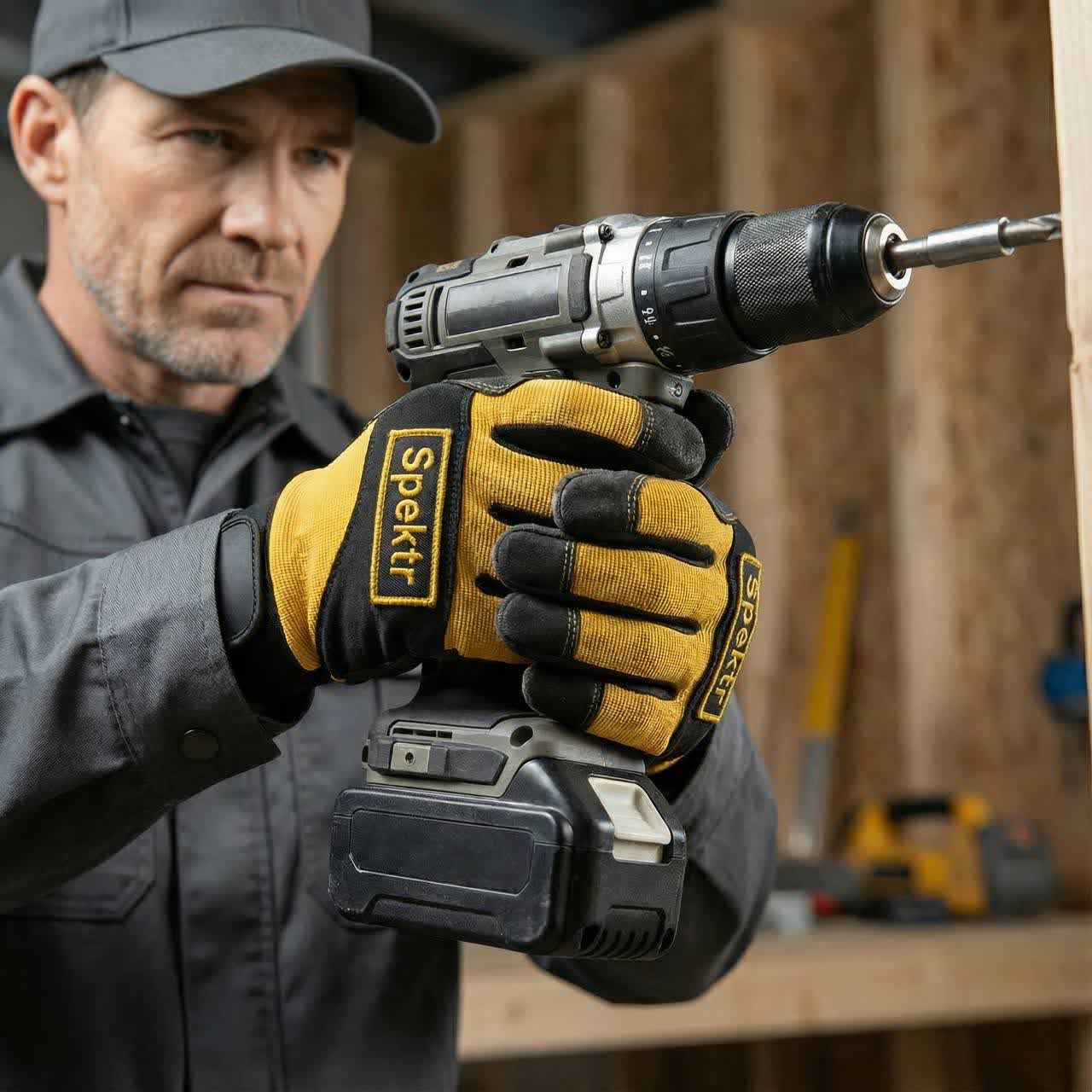 Монтажник с шуруповертом